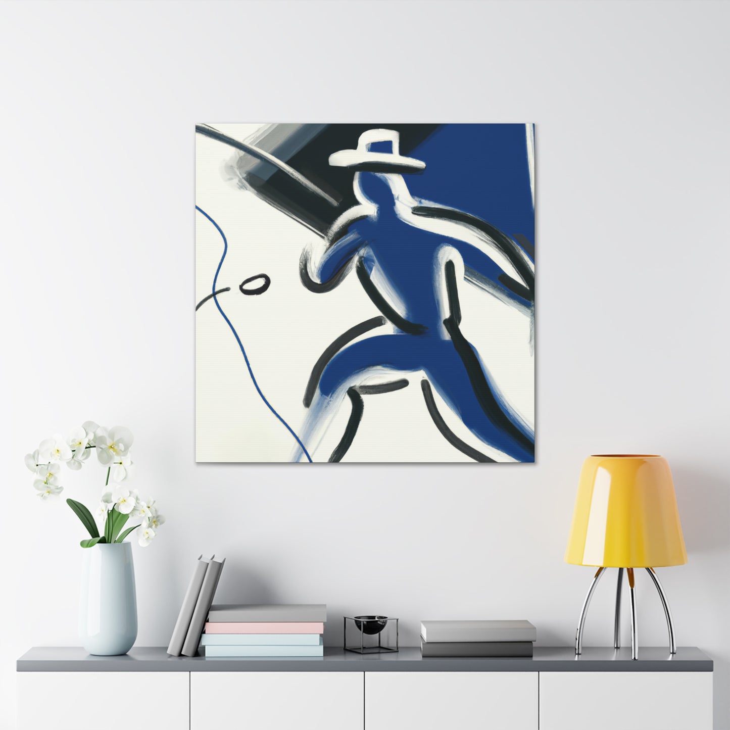 Fly Fishing Expressionism - Canvas