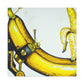 Bananna in Steampunk Time - Canvas