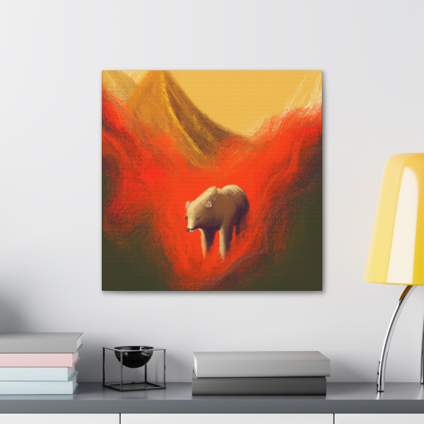 Grizzly in Wilderness - Canvas