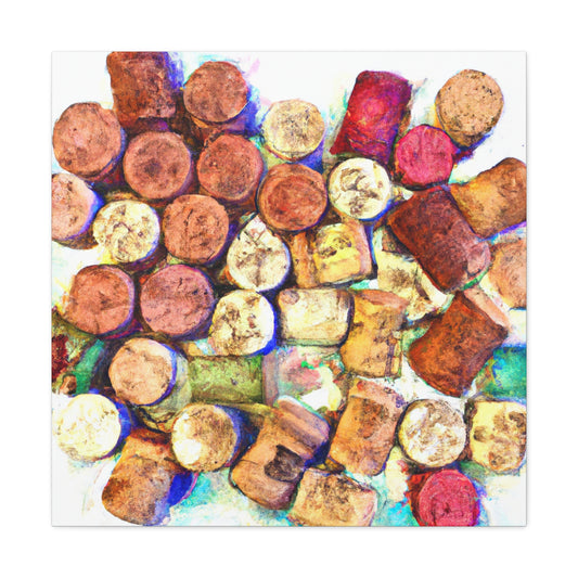 "Wine Corks Reimagined" - Canvas