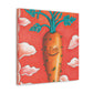 "Carrot in Rococo Style" - Canvas