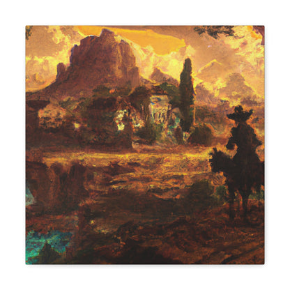 Western Landscape Splendor - Canvas