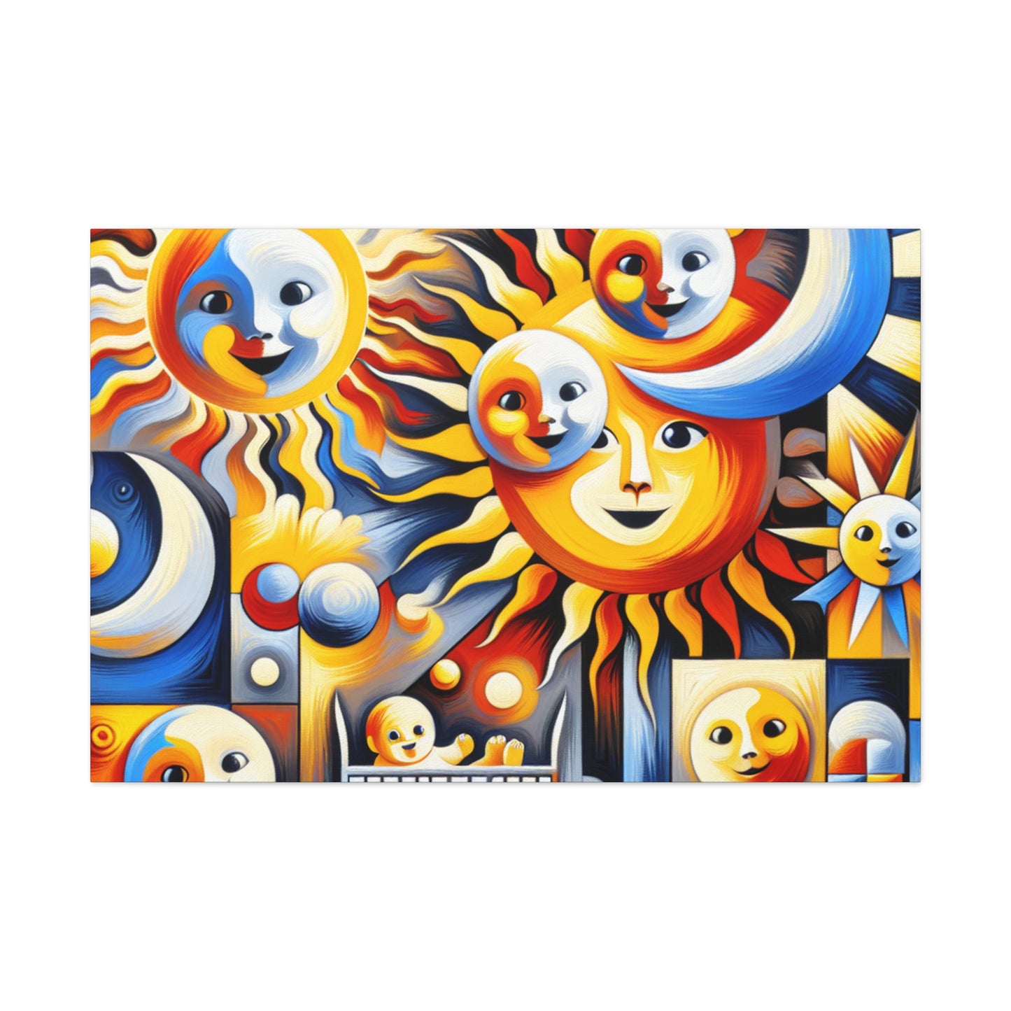 Joyful Celestial Encounters - Canvas