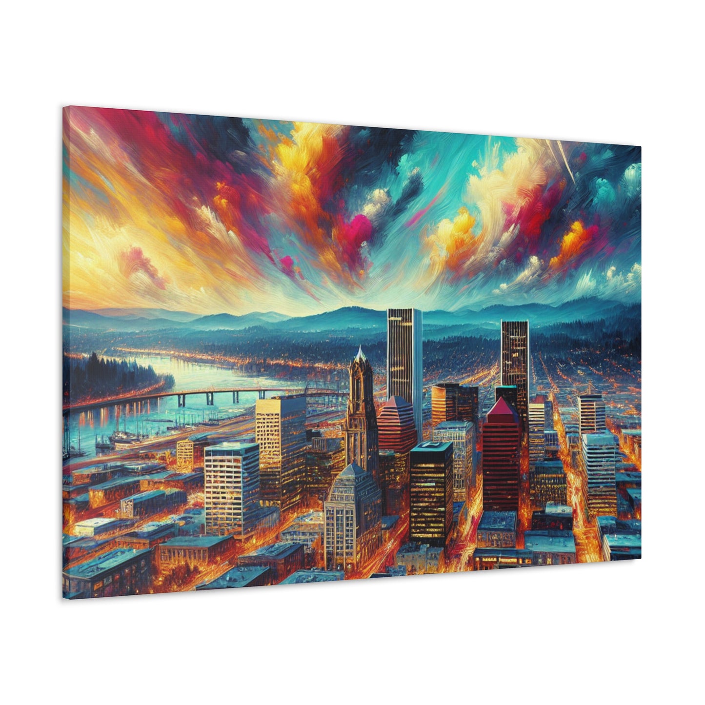 "Pristine Portland Pinnacle" - Canvas