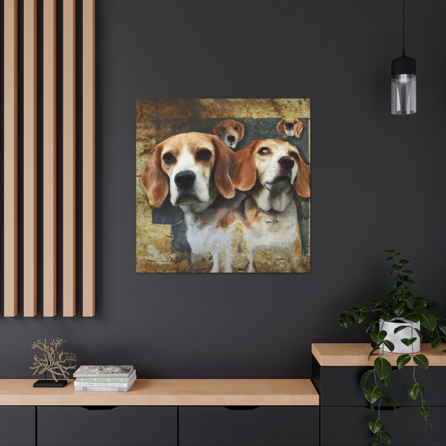 "Beagle in a Dreamscape" - Canvas