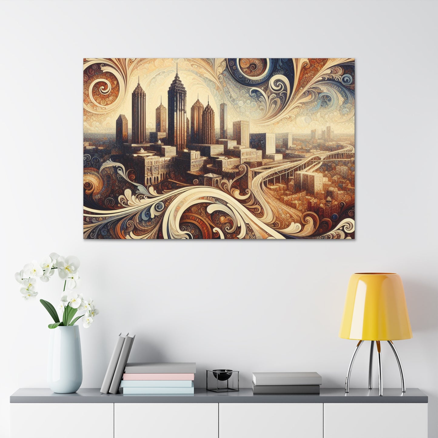 "Southern Charm Unveiled" - Canvas