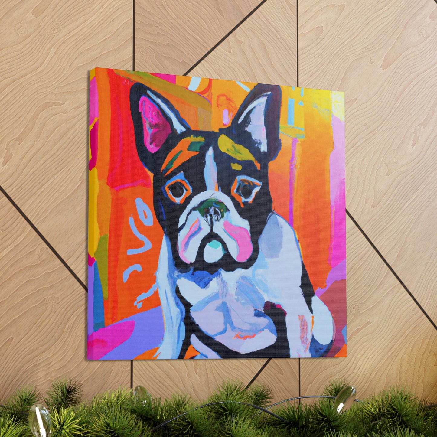 "French Bulldog Portrait" - Canvas