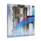 "Futurist Art Deco Dream" - Canvas