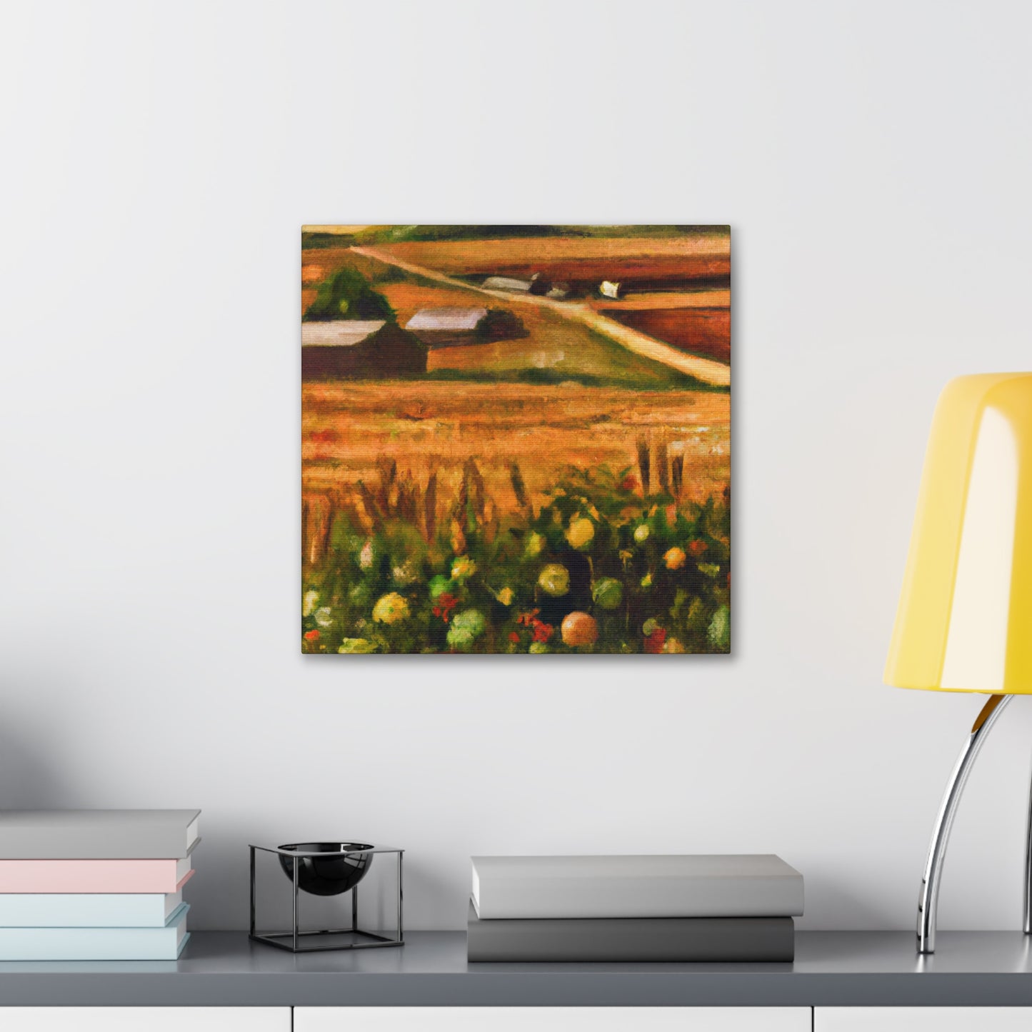 Harvesting Fields Abundance - Canvas