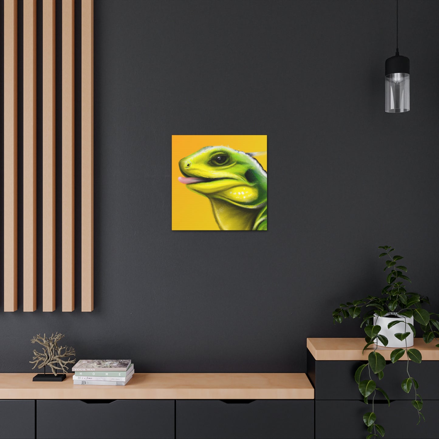 Reptilian Rainbow Radiantly - Canvas