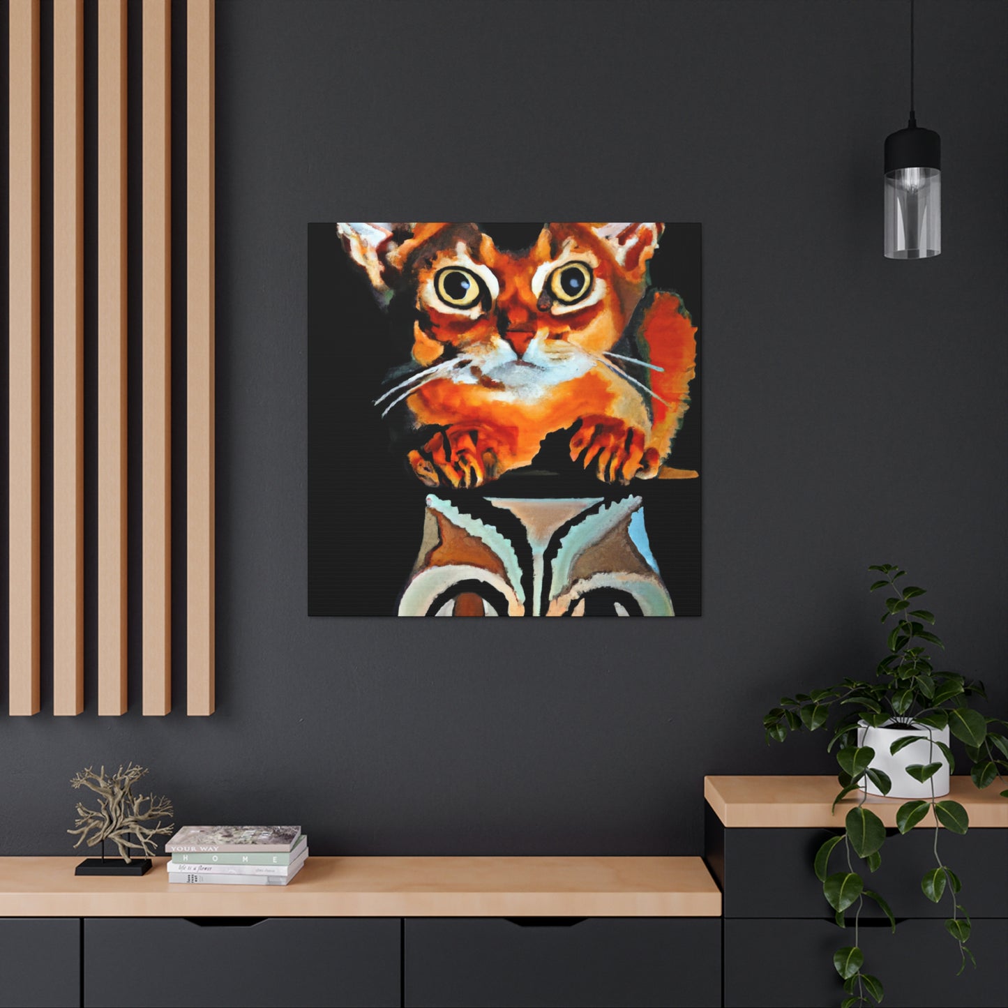 Abyssinian Abyss Mystery - Canvas