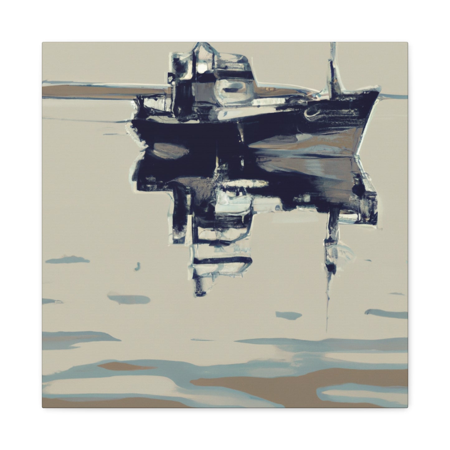 Fishing Boat Reflection - Canvas