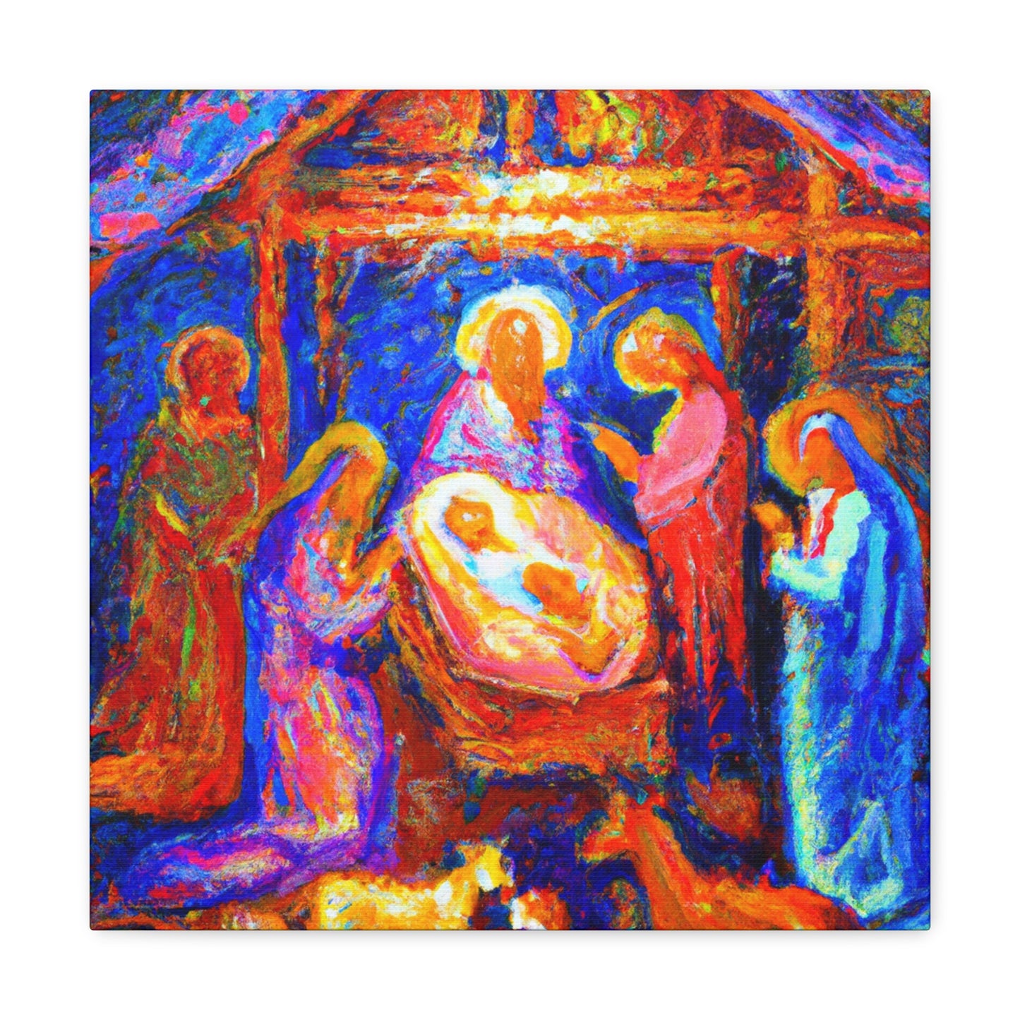 "The Nativity Scene Awakens" - Canvas