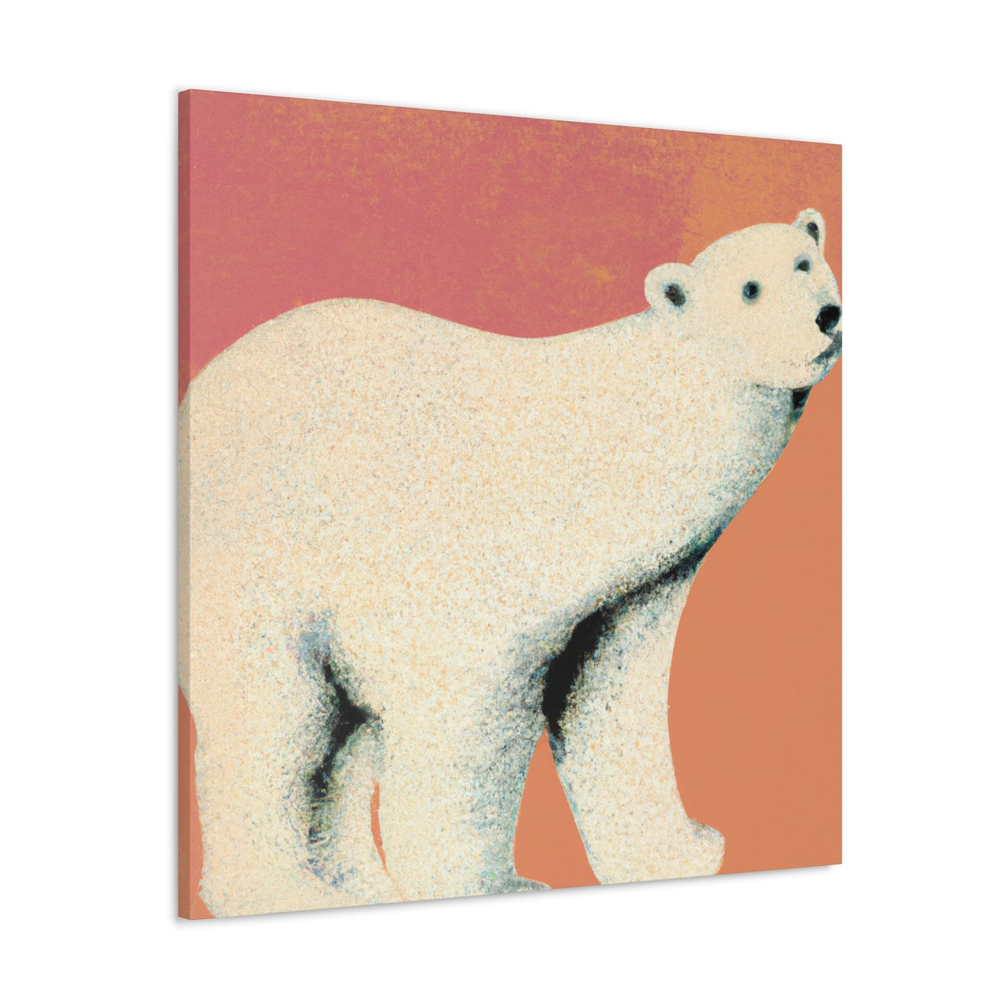 "Polar Bear Splendor Dawn" - Canvas