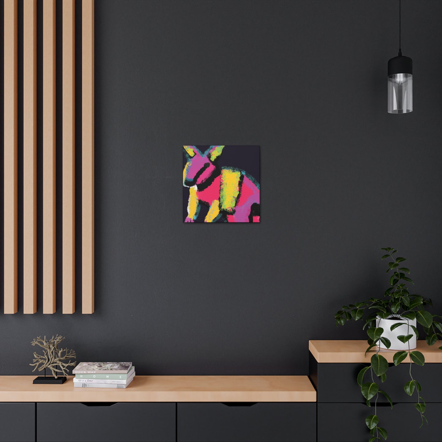 "Wallaby in Abstraction" - Canvas