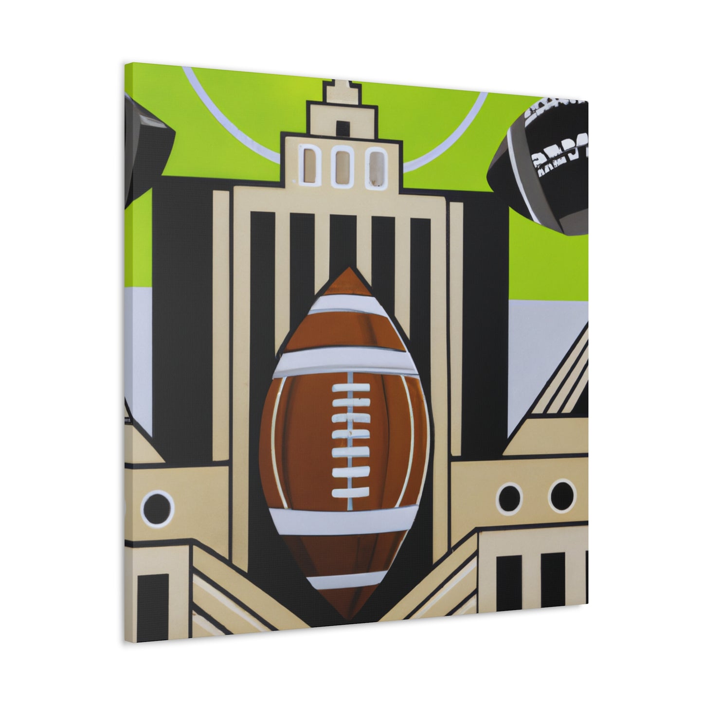 "Football's Gleaming Splendor" - Canvas