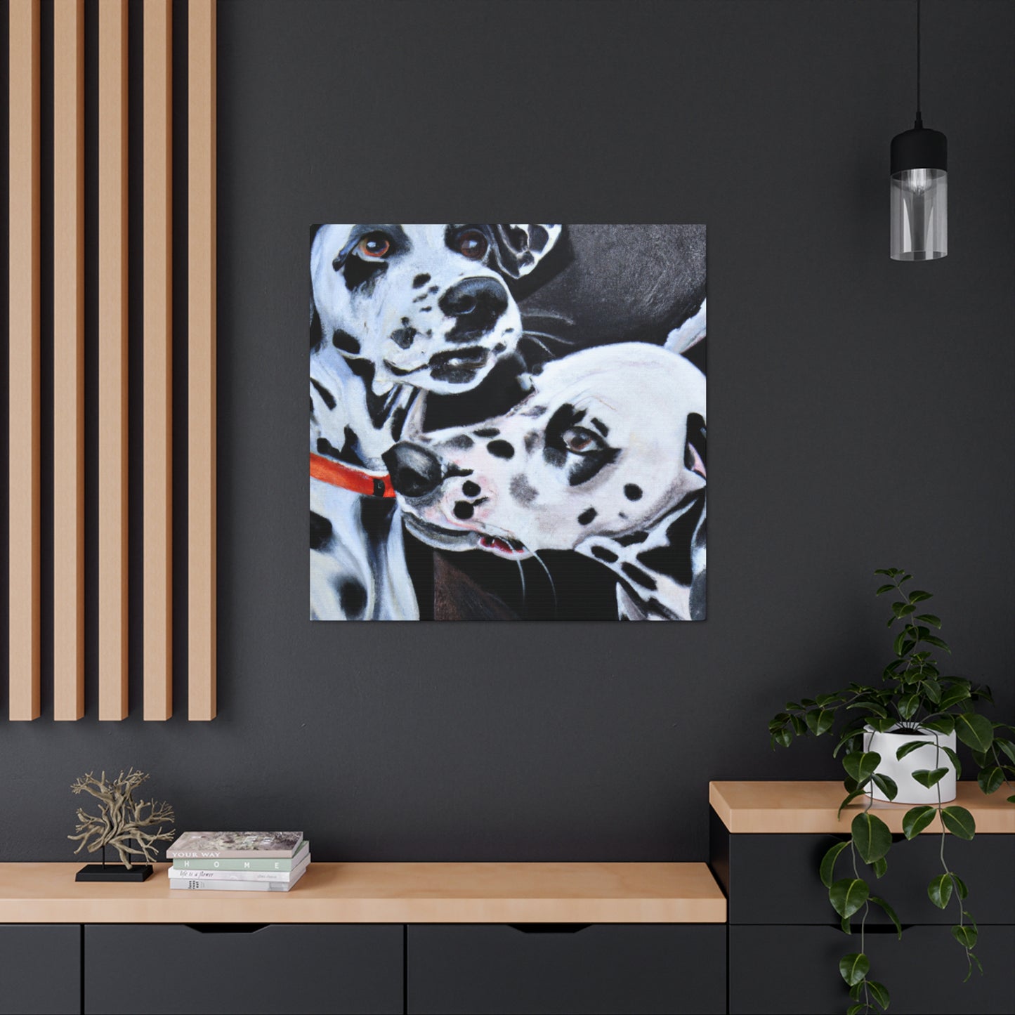 "Dalmatian on Canvas" - Canvas