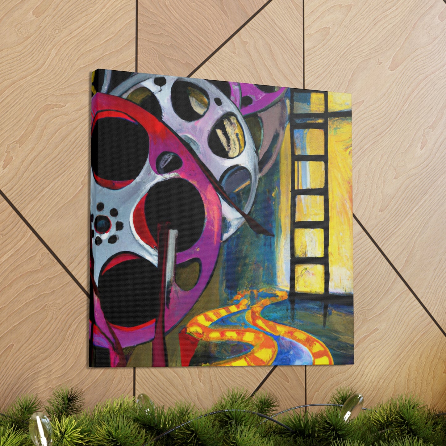 "Movie Reels Fantasia" - Canvas