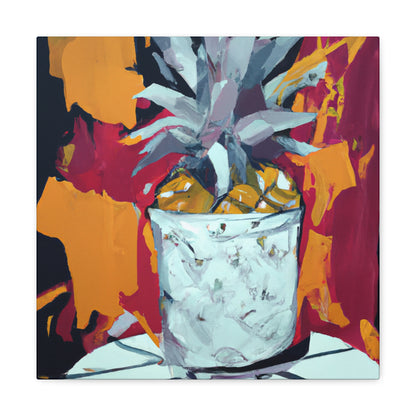 "Pineapple Painted Paradise" - Canvas