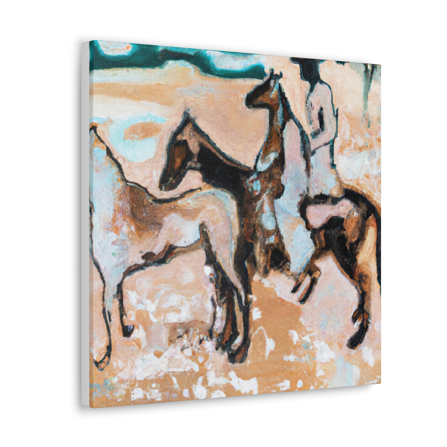 Grazing Horses; 1940 - Canvas