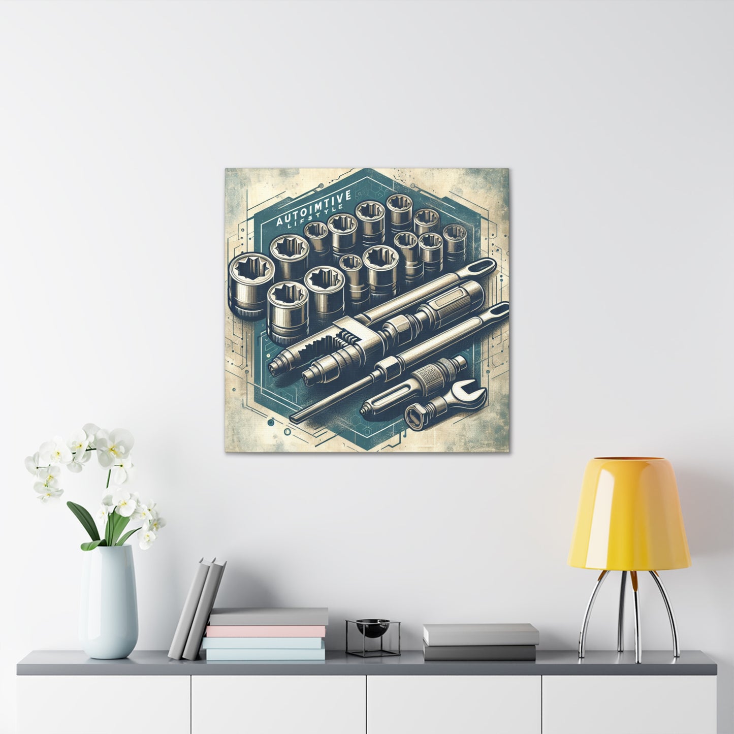 "Mechanical Harmony Unleashed" - Canvas