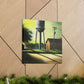 "Water Tower Expressionism" - Canvas