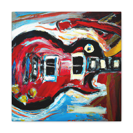 Gibson in Abstraction - Canvas