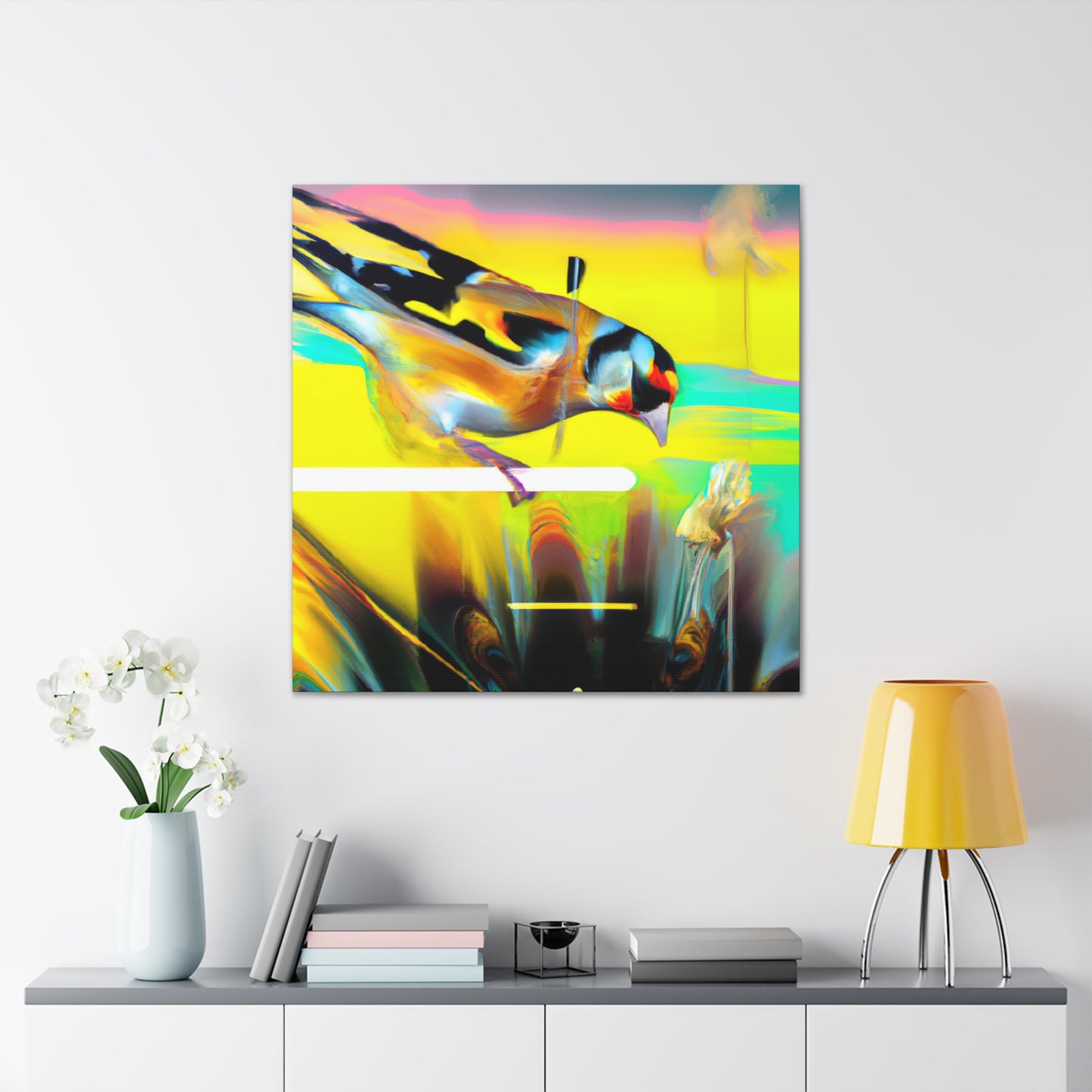 American Goldfinch Dreaming - Canvas