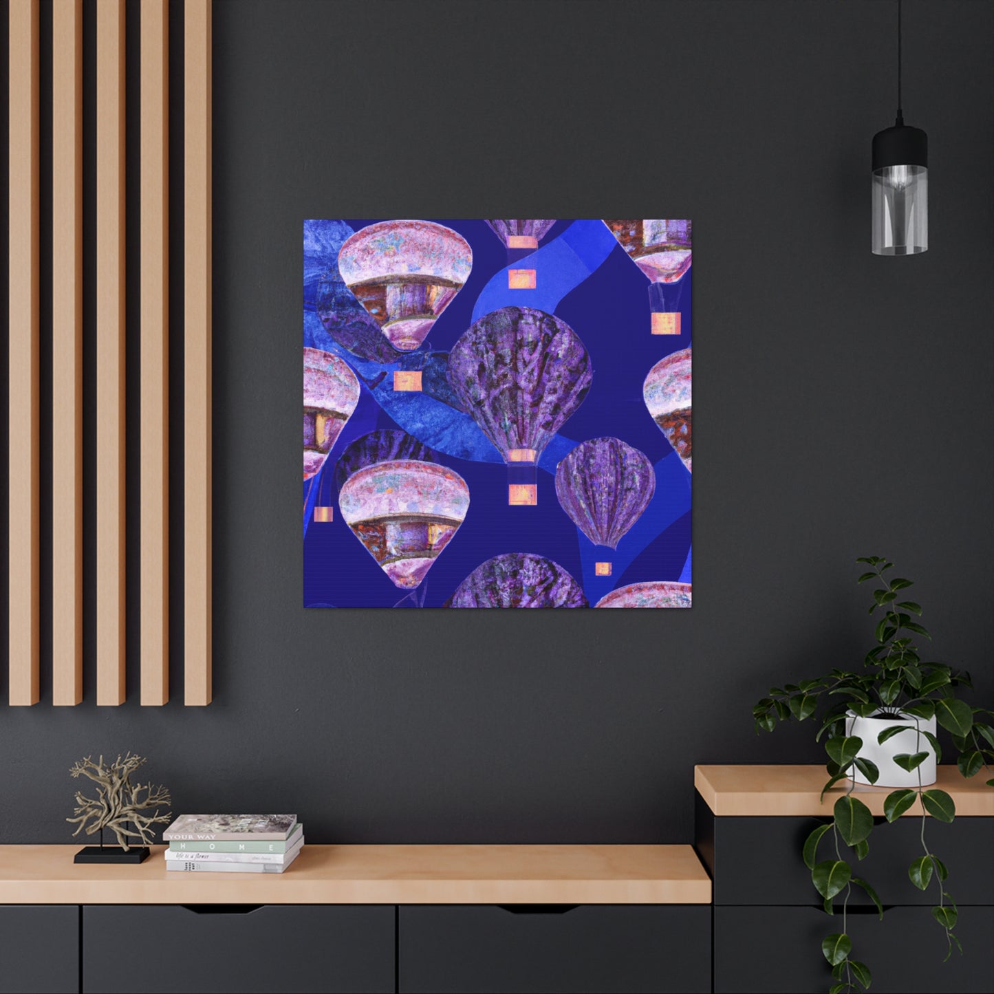 "Hot Air Balloons Soar" - Canvas