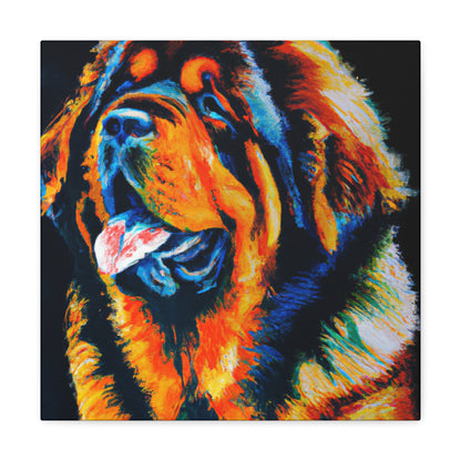 "Tibetan Mastiff, Realism" - Canvas