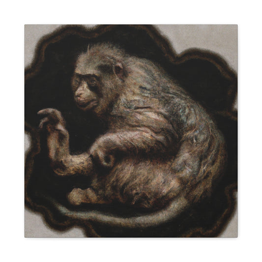 "Monkeys of the Orient" - Canvas