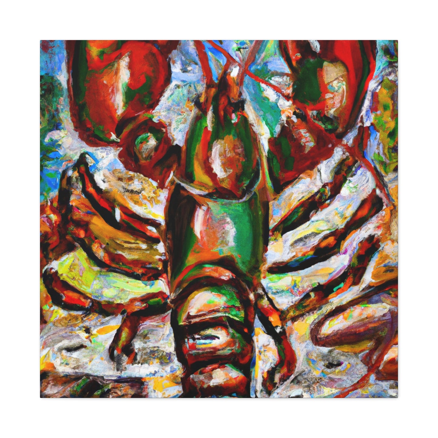 "Lobster in Impressionism" - Canvas