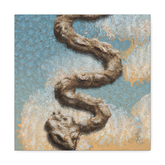 Rattlesnake On Canvas - Canvas