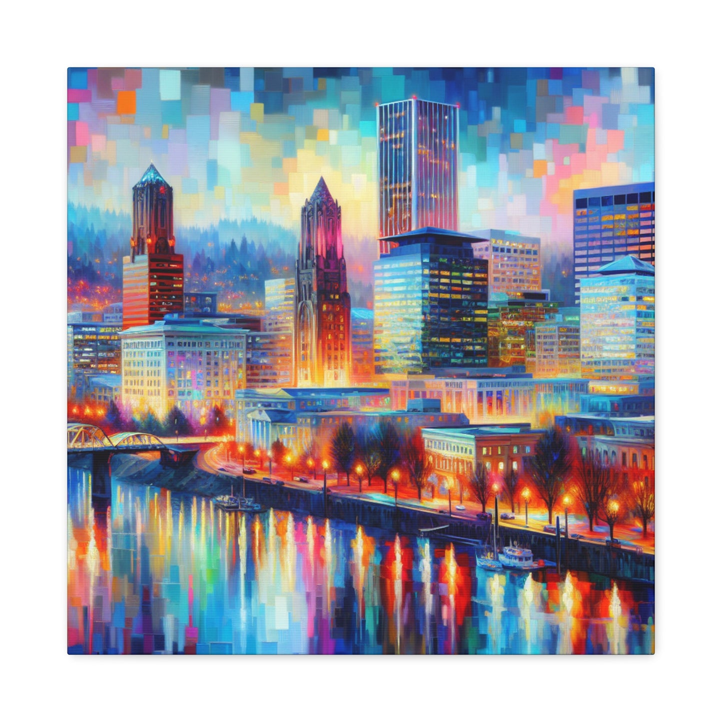 "City of Pacific Dreams" - Canvas