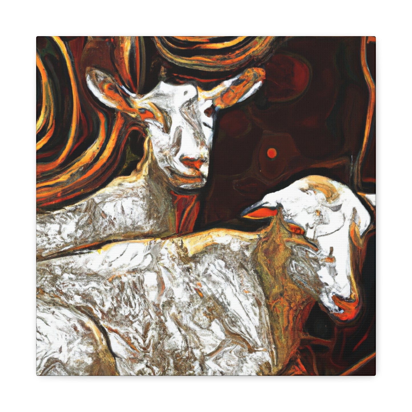 Goat on CanvasKnow - Canvas