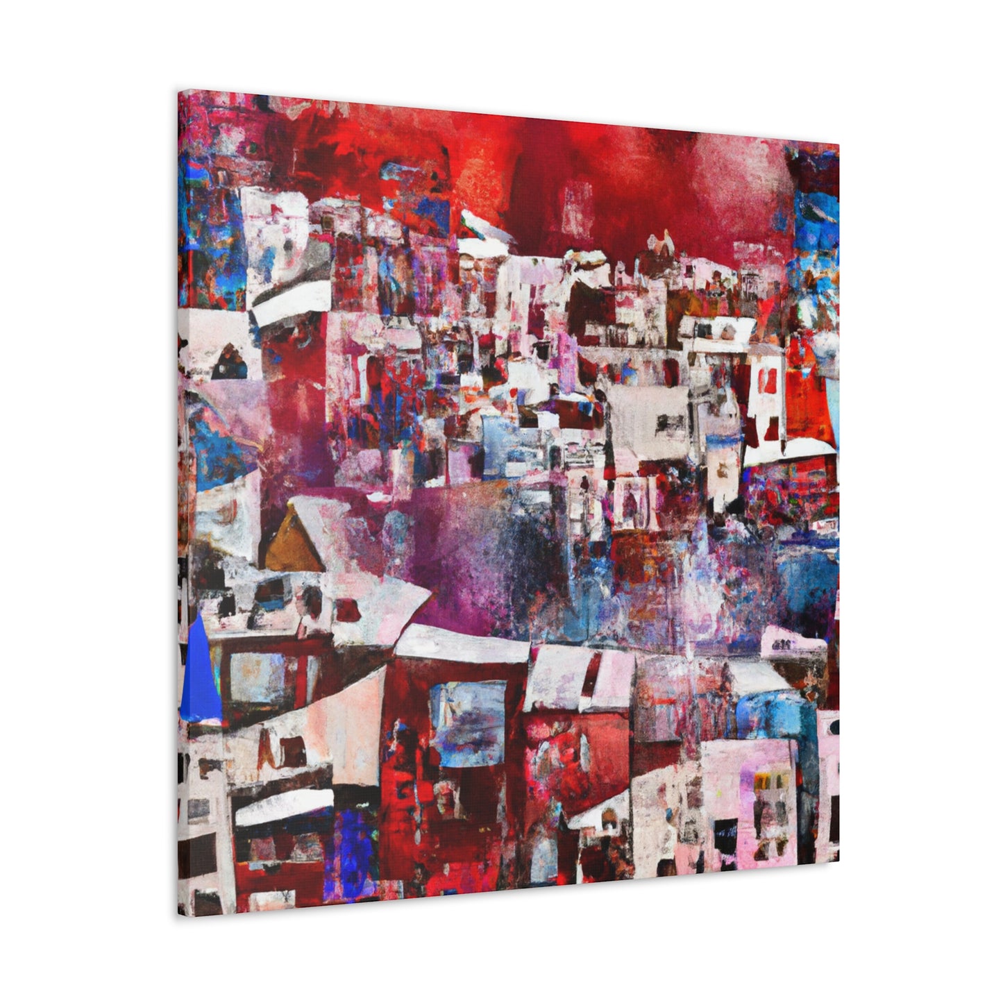 "City Square Deco Dream" - Canvas