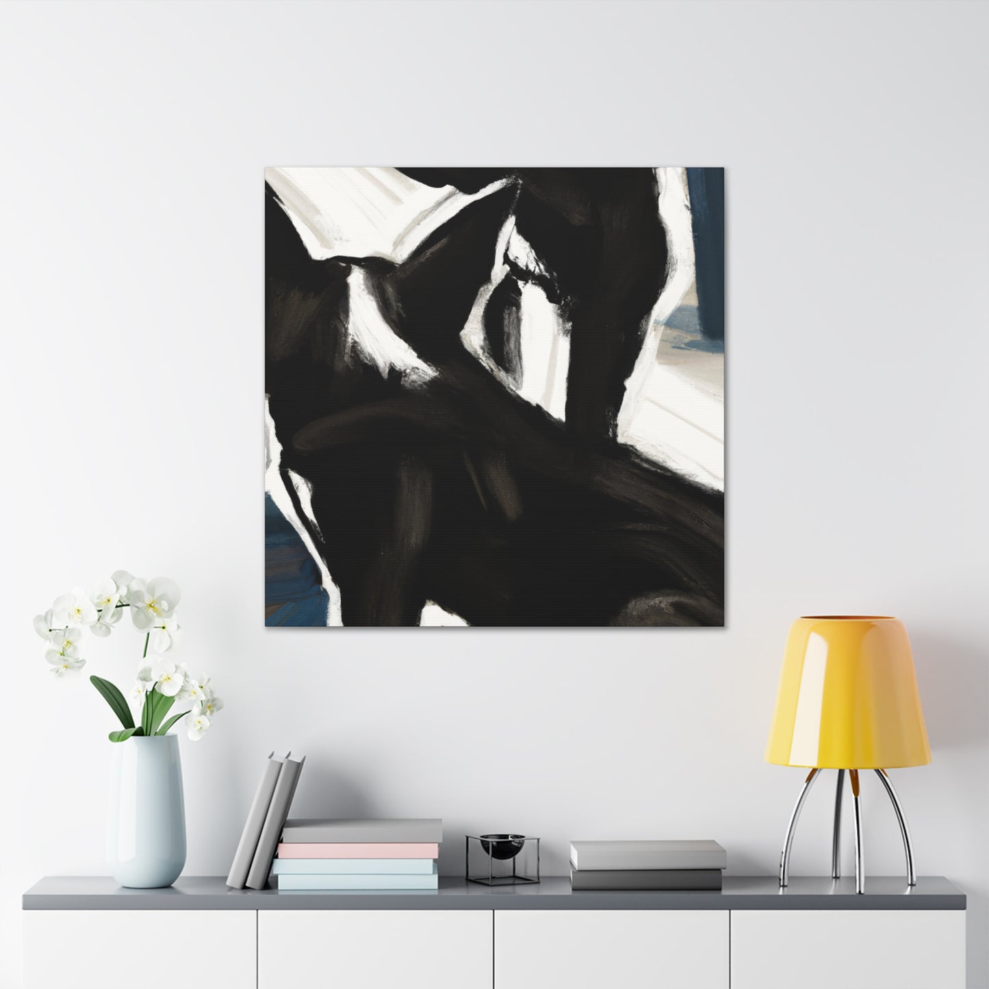 "Boston Terrier Expressionism" - Canvas