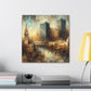 "Steam City Mirage Majesty" - Canvas