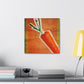 "Carrot in Art Deco" - Canvas