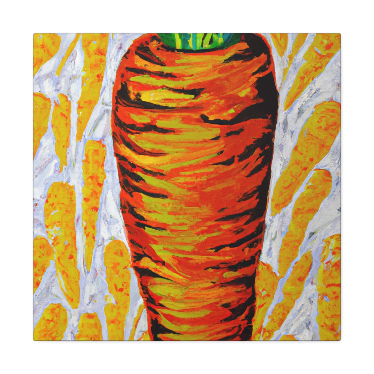 Carrot Pop Art Boom - Canvas