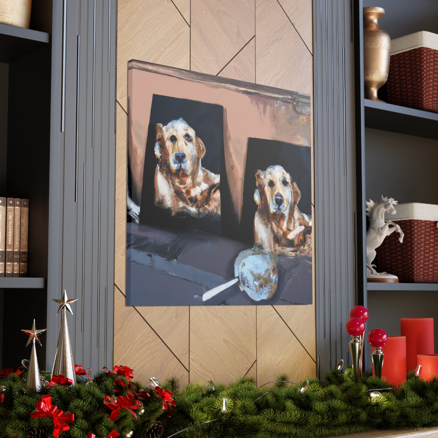 Golden Retriever Radiance - Canvas