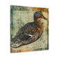 "Mallard Duck In Bloom" - Canvas