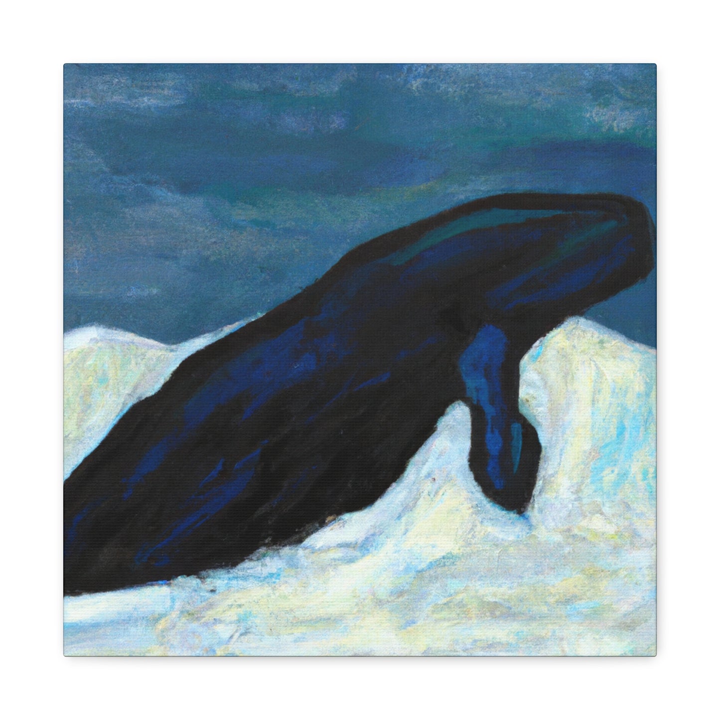 Bowhead Whale Abstraction - Canvas