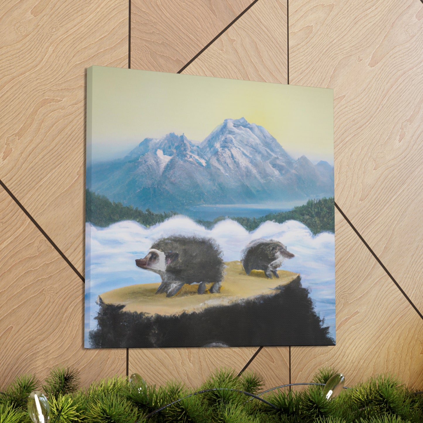 Hedgehog in Dreamscape - Canvas