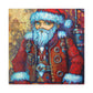 "Santa in Steampunk Magic" - Canvas