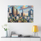 "Sacramento: Dreamlike Metropolis" - Canvas