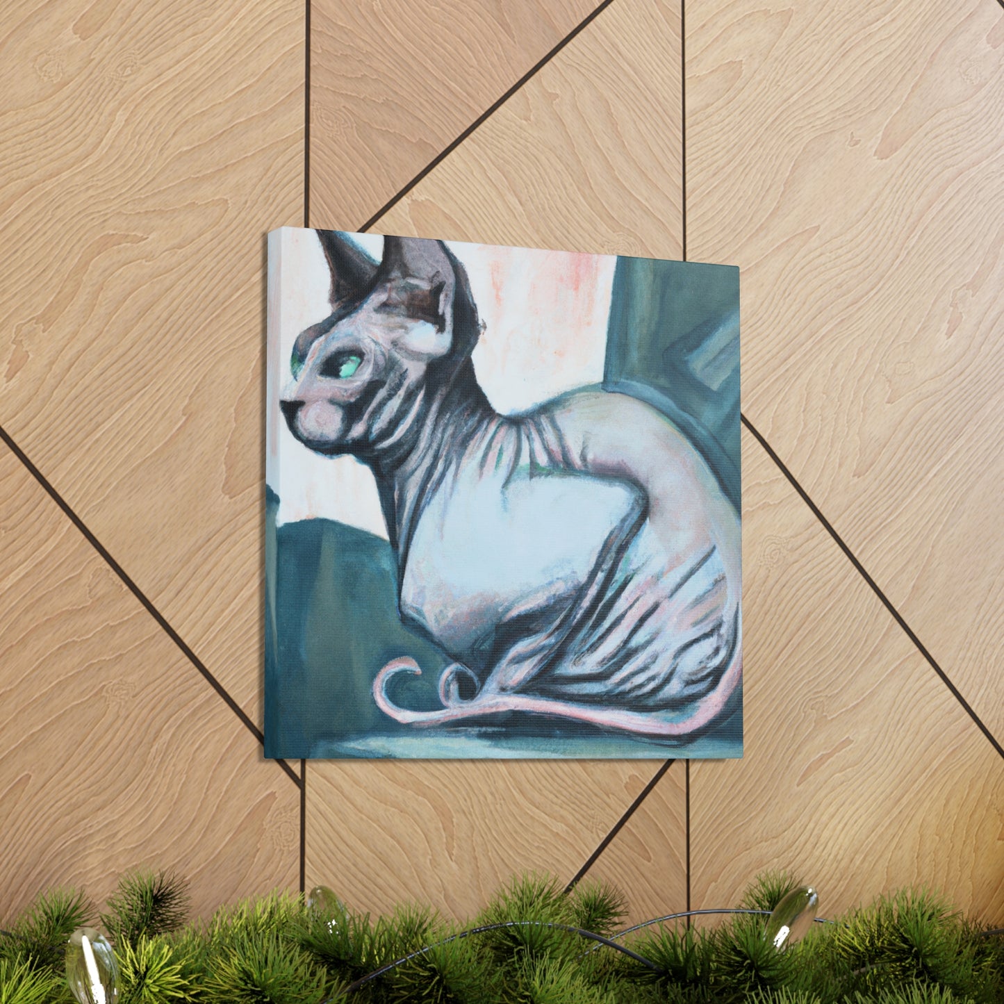 Mysterious Sphynx Art - Canvas