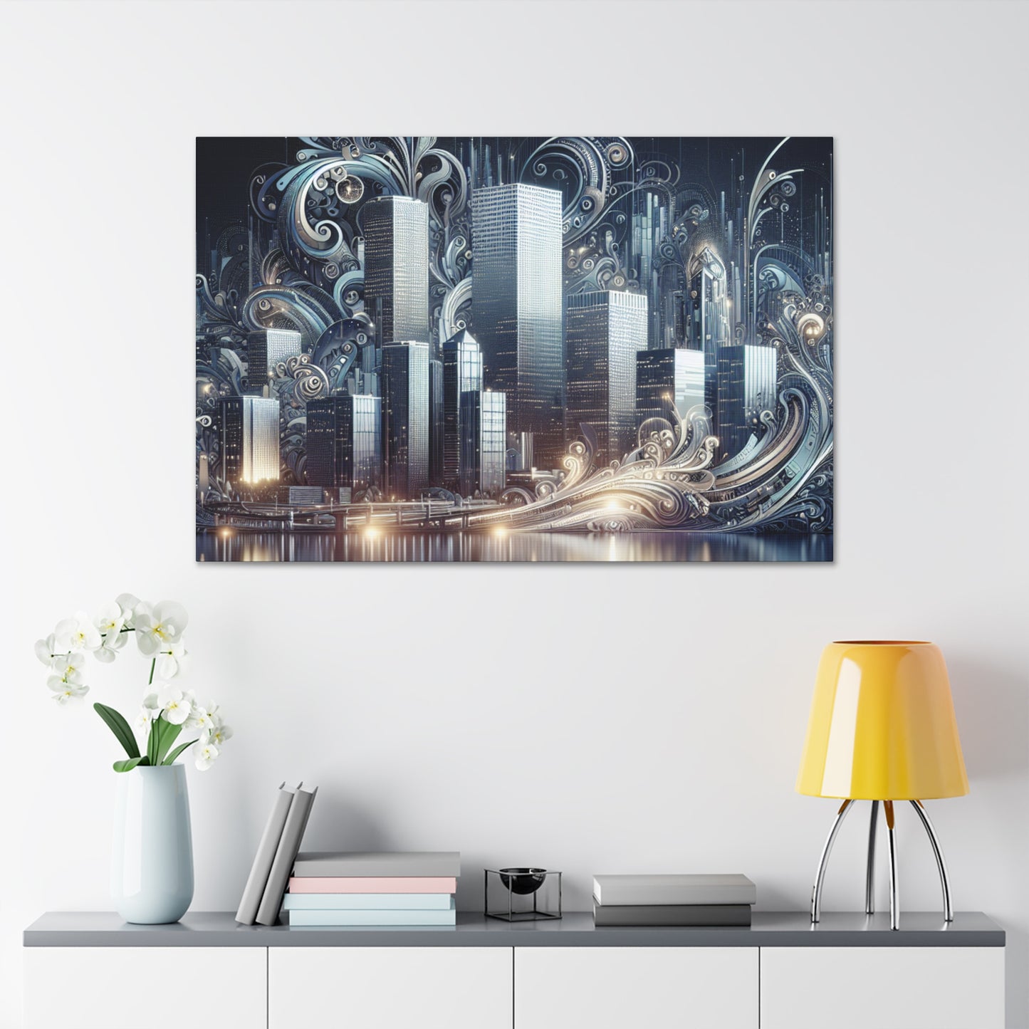 "Majestic Mile-High Metropolis" - Canvas