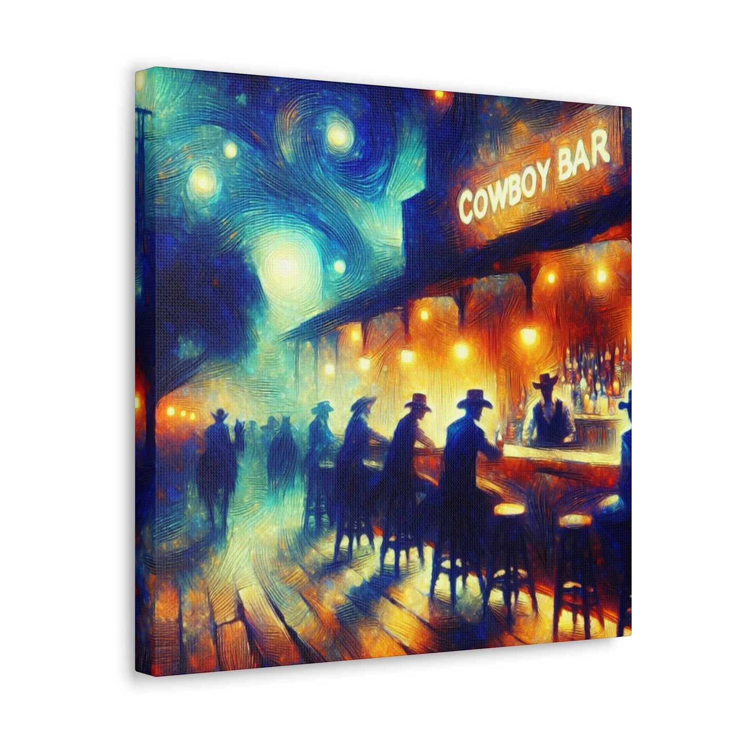 Saddled Spirits Saloon - Canvas