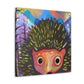 "Hedgehog in Abstraction" - Canvas